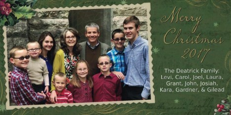2017 Family Christmas Card